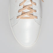 Frankie4 Jackie III White Rose Gold Lizard Sneaker toe. Size 11 womens shoes