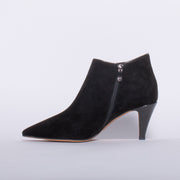 KatieNMe Josie Black Suede Ankle Boot inside. Size 45 womens shoes