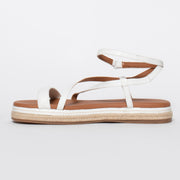 Hush Puppies Kasos White Sandal inside. Size 12 womens sandals big sizes