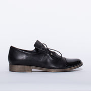 Django and Juliette Kotty Black Patent Shoe side. Size 42 womens shoes