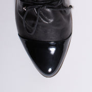 Django and Juliette Kotty Black Patent Shoe toe. Size 46 womens shoes