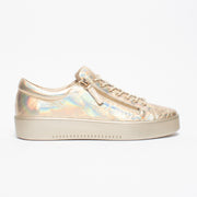 DJ Laila All Gold Sneaker side. Size 42 womens shoes