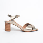 Hush Puppies Letifa Gold Sandals side. Size 10 womens shoes