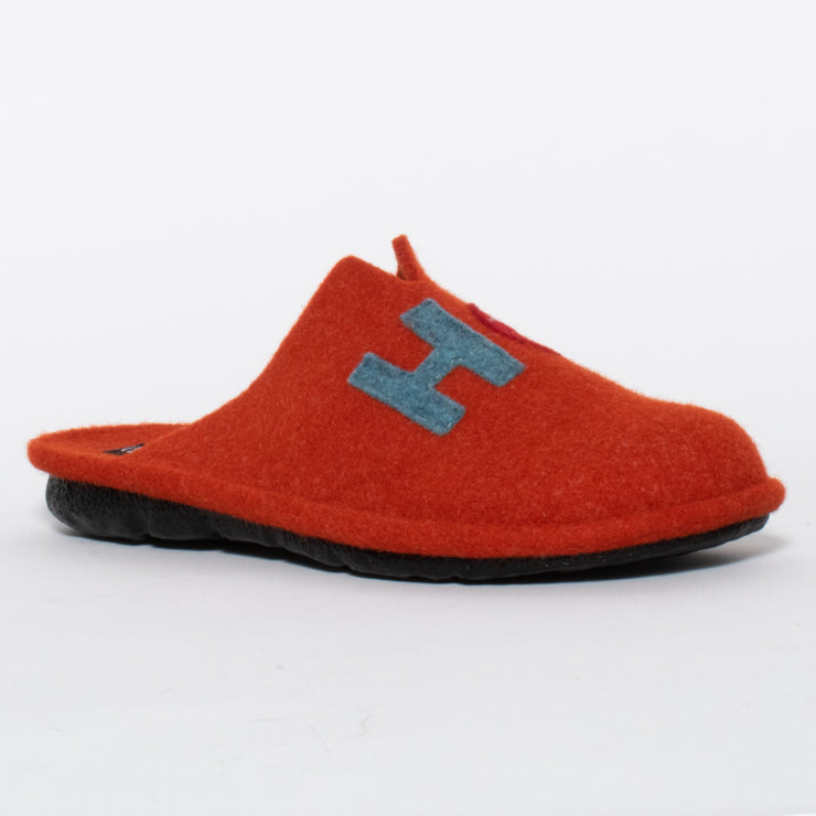Westland Lille 102 Orange slippers front. Size 44 women’s slippers