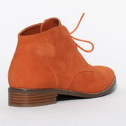 CBD Logger Orange Ankle Boot back. Size 44 women’s boots
