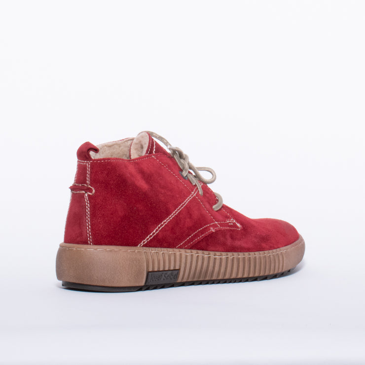 Josef Seibel Maren 02 Red Ankle Boot back. Size 44 womens shoes