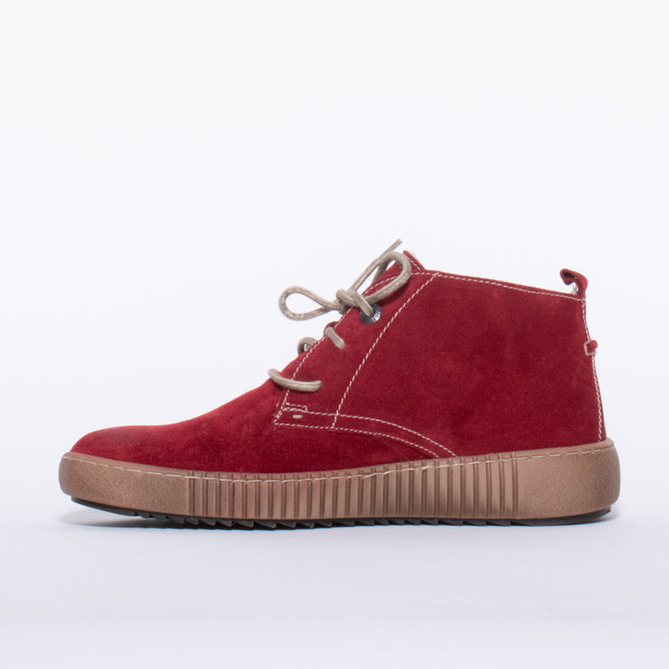 Josef Seibel Maren 02 Red Ankle Boot inside. Size 42 womens shoes