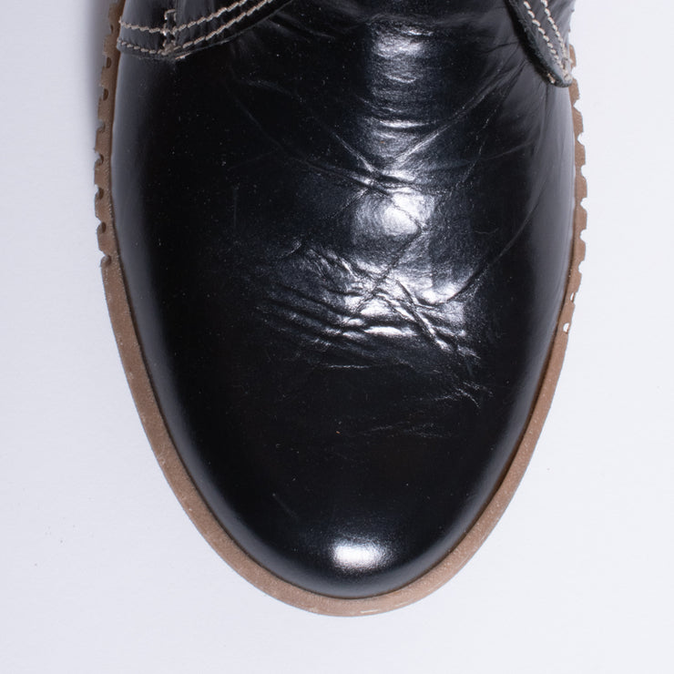 Josef Seibel Maren 25 Black Ankle Boot toe. Size 43 womens shoes