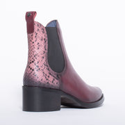 Pinto di Blu Mariana Bordo Print Ankle Boot back. Size 44 womens shoes