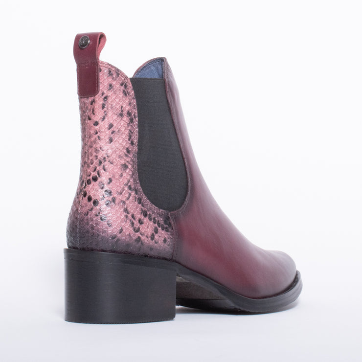 Pinto di Blu Mariana Bordo Print Ankle Boot back. Size 44 womens shoes