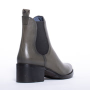 Pinto di Blu Mariana Olive Ankle Boot back. Size 44 womens shoes
