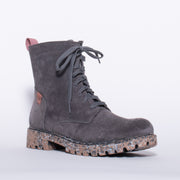 Josef Seibel Marta 02 Dark Grey Ankle Boot front. Size 43 womens shoes