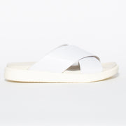 Cassini Martina V2 White Sandal side. Size 42 womens shoes