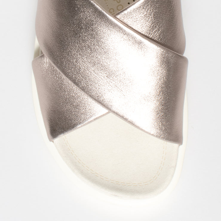 Cassini Martina Platinum Sandal toe. Size 43 womens shoes