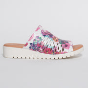 Django and Juliette Meta Poppy Sandal side. Size 42 womens shoes