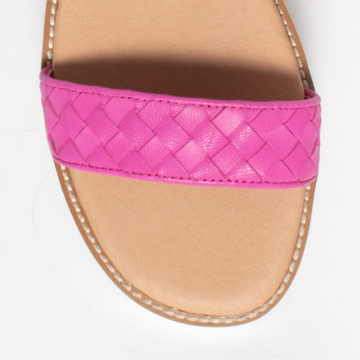 CBD Mika Fuchsia Weave Sandal toe. Size 42 womens shoes