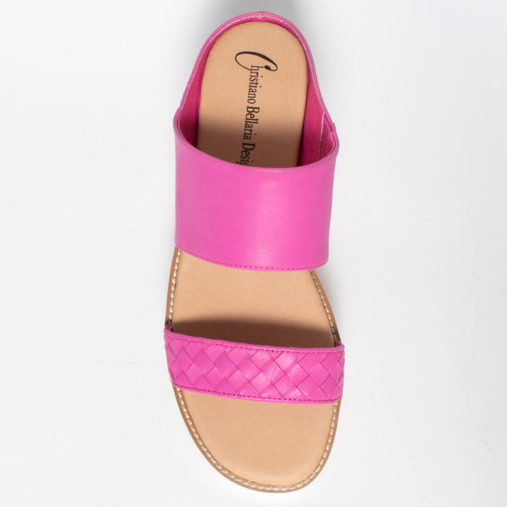 CBD Mika Fuchsia Weave Sandal top. Size 46 womens shoes