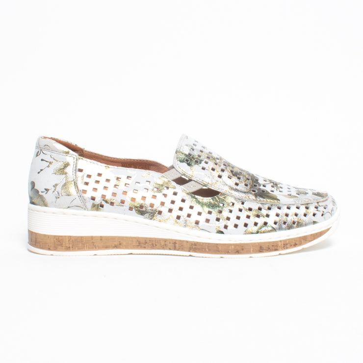 Cassini Monkey Green Garden Shoe side. Size 42 womens shoes