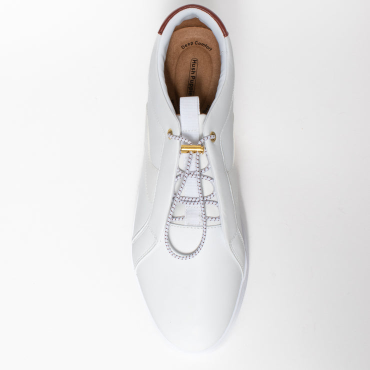 Hush Puppies Monroe White top. Women's size 10 summer sneaker
