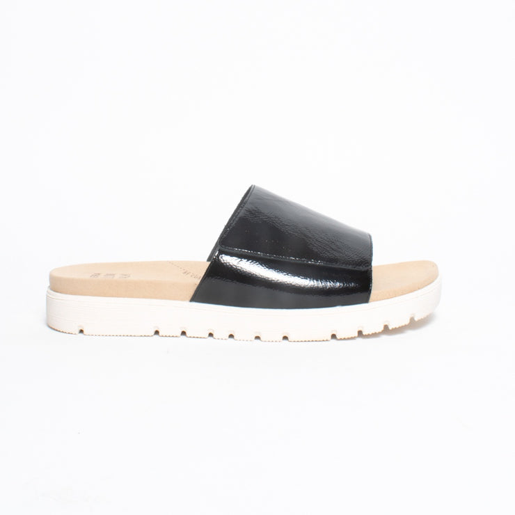 Ziera Navisa Black Slide side. Size 42 womens shoes