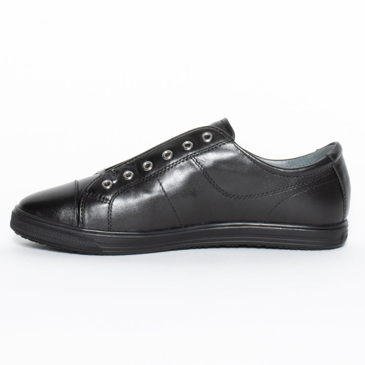Frankie4 Nat II Black Black Sneaker inside view. Size 10 womens shoes