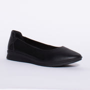 Hush Puppies Nellie Black Shoe front. Size 11 womens shoes