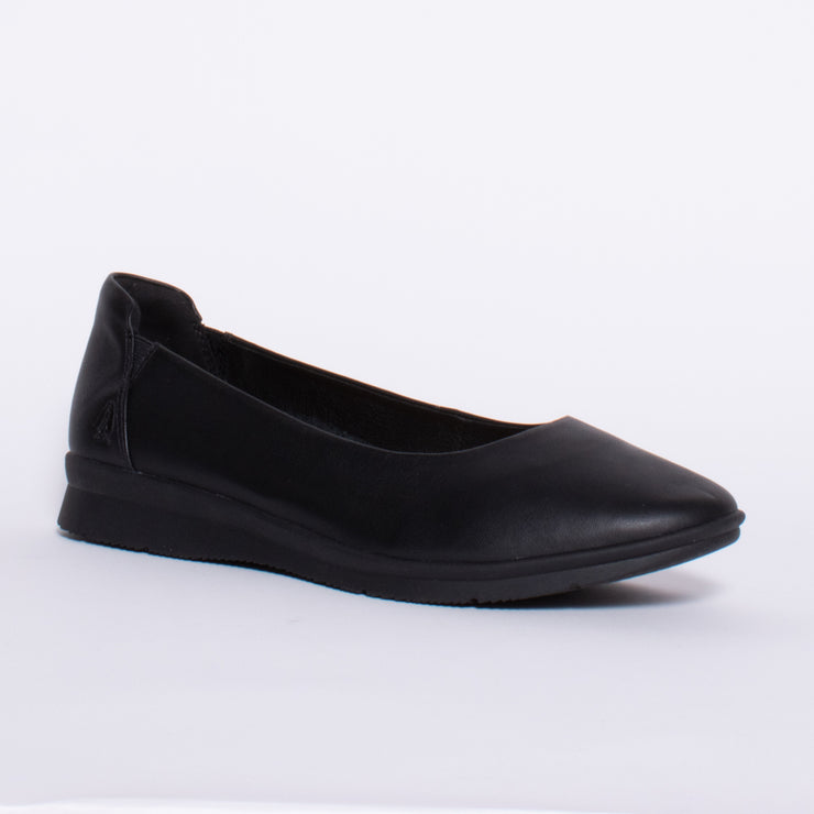 Hush Puppies Nellie Black Shoe front. Size 11 womens shoes