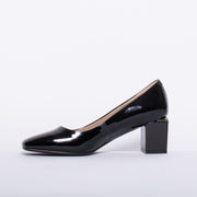 KatieNMe New Castle Black Patent Shoe inside. Size 45 womens shoes