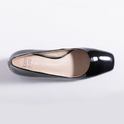 KatieNMe New Castle Black Patent Shoe top. Size 46 womens shoes
