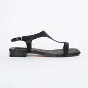 Django and Juliette Parah Black Sandal side. Size 42 womens shoes