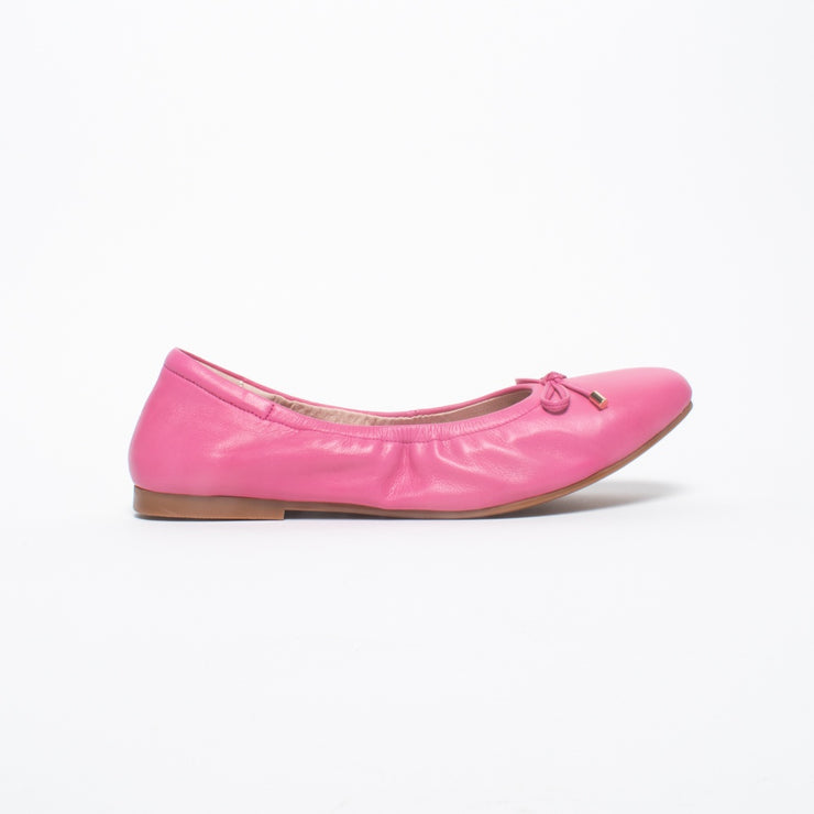 Bresley Poncho Fuchsia Ballet Flat side. Size 42 womens shoes
