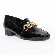 Presto Black Patent front. Size 11 women's shoes