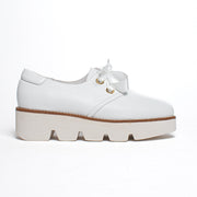 Bresley Pronto White Reptile Shoe side. Size 42 womens shoes