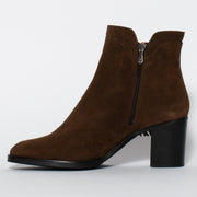 Dansi Sante Brown Suede Ankle Boots inside. Size 45 women's boots