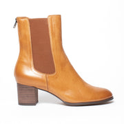 Django and Juliette Sebasy New Tan Ankle Boot side. Size 42 womens shoes