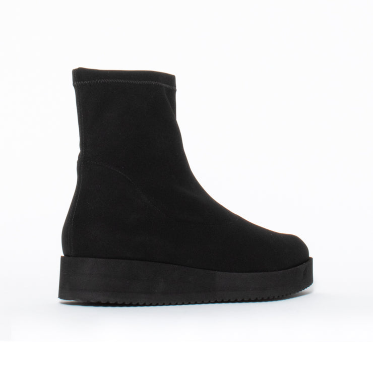 Brenda Zaro Selena Black Lycra Ankle Boot back. Size 44 women’s boots