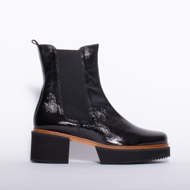 Dansi Silvino Black Ankle Boot side. Size 42 womens shoes