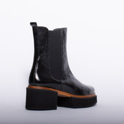 Dansi Silvino Black Ankle Boot back. Size 44 womens shoes