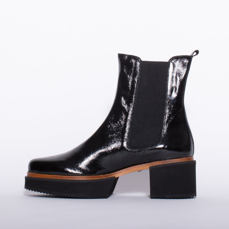 Dansi Silvino Black Ankle Boot inside. Size 45 womens shoes