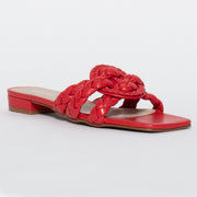 Dansi Seraphina Red Sandal front. Size 43 womens shoes