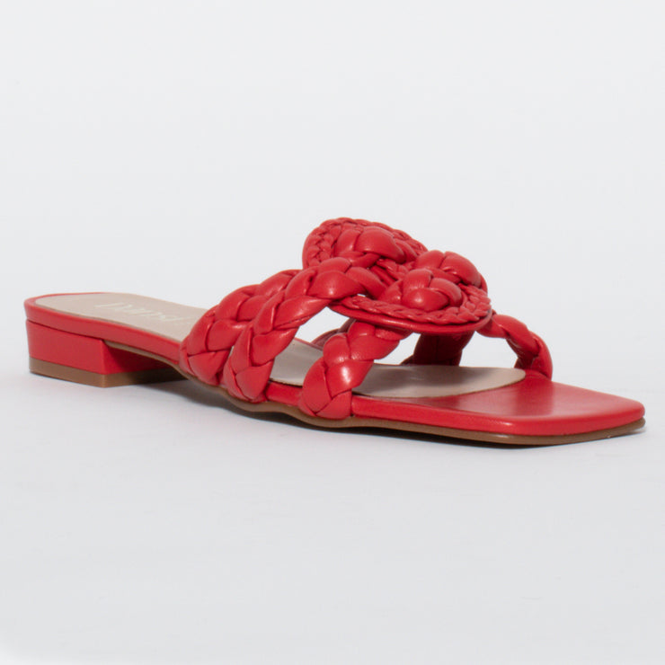 Dansi Seraphina Red Sandal front. Size 43 womens shoes