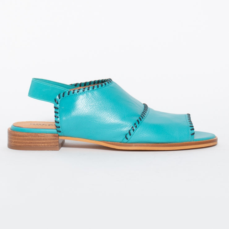 Bresley Serenade Turquoise Navy Sandal side. Size 42 womens shoes