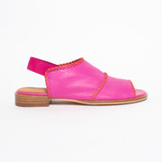 Bresley Serenade Fuchsia Orange Sandal side. Size 42 womens shoes