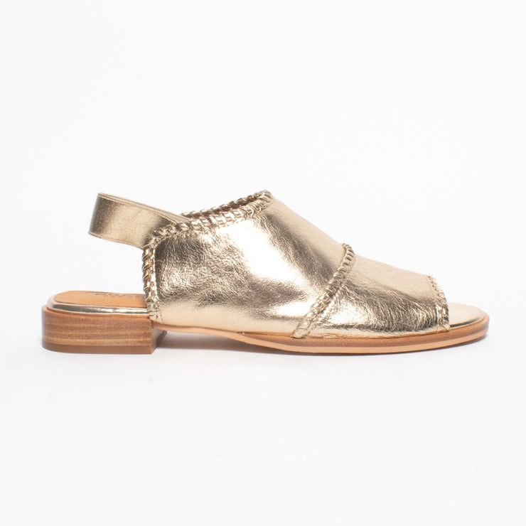 Bresley Serenade Gold Sandal side. Size 42 womens shoes