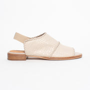 Bresley Serenade Swan Croc Sandal side. Size 42 womens shoes