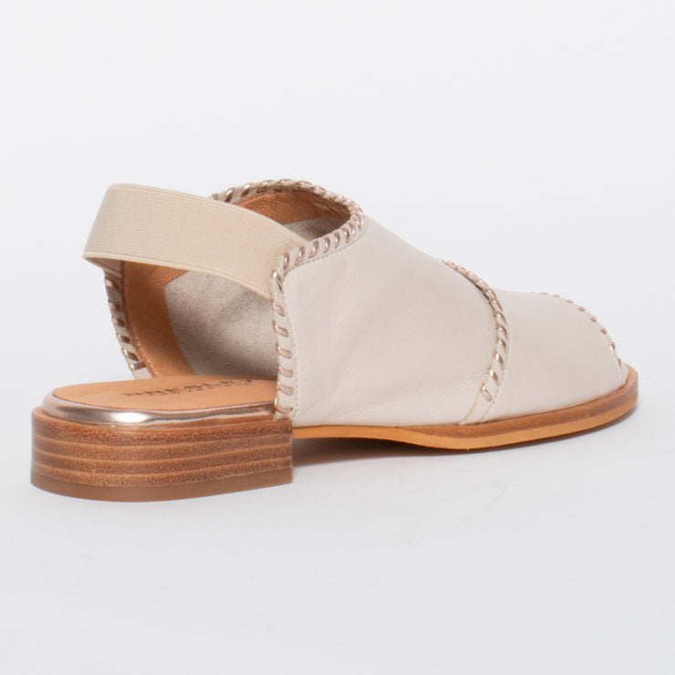Bresley Serenade Swan Gold Sandal back. Size 44 womens shoes