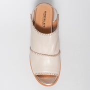 Bresley Serenade Swan Gold Sandal top. Size 46 womens shoes