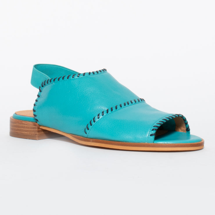 Bresley Serenade Turquoise Navy Sandal front. Size 43 womens shoes