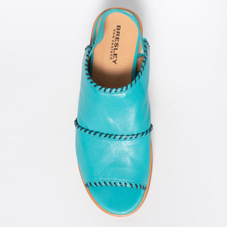 Bresley Serenade Turquoise Navy Sandal top. Size 46 womens shoes