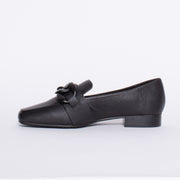 Hush Puppies Sevilla Black Leather Shoe inside. Size 13 womens shoes